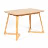 Стол раскладной VAKU (Ваку) основание бук, столешница мдф, 80x120+40x75см, Натуральный Натуральный основание бук, столешница мдф