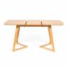 Стол раскладной VAKU (Ваку) основание бук, столешница мдф, 80x120+40x75см, Натуральный Натуральный основание бук, столешница мдф