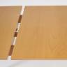 Стол раскладной VAKU (Ваку) основание бук, столешница мдф, 80x120+40x75см, Натуральный Натуральный основание бук, столешница мдф