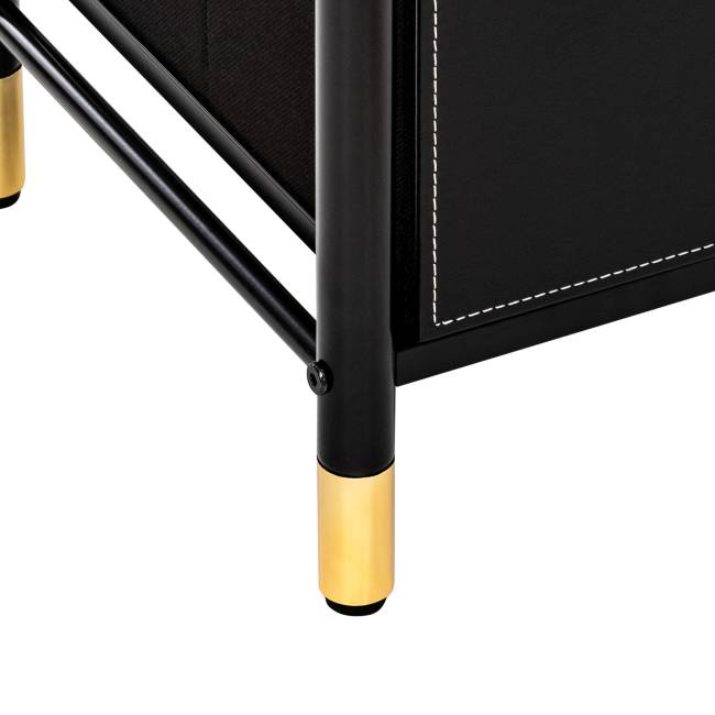 Комод Leset Хайди широкий 5 ящиков Чёрный Чёрный Комод Leset Хайди широкий 5 ящиков Чёрный Чёрный