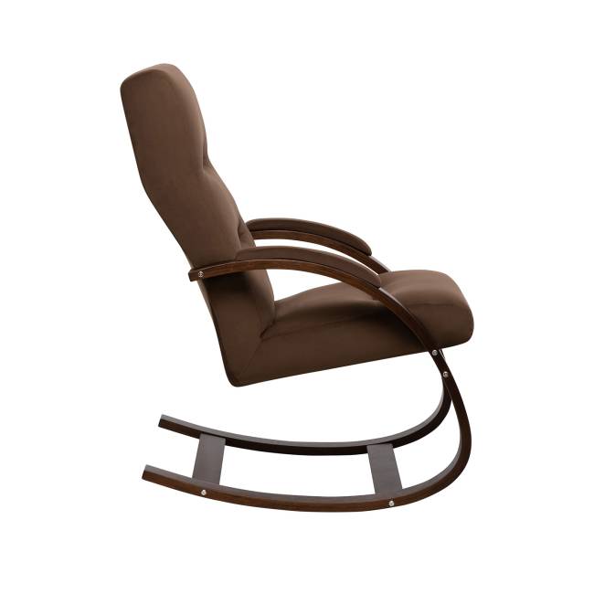 Кресло-качалка Leset Милано Орех текстура V23 молочный шоколад Кресло-качалка Leset Милано Орех текстура V23 молочный шоколад