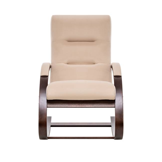 Кресло-качалка Leset Милано Орех текстура V18 бежевый Кресло-качалка Leset Милано Орех текстура V18 бежевый