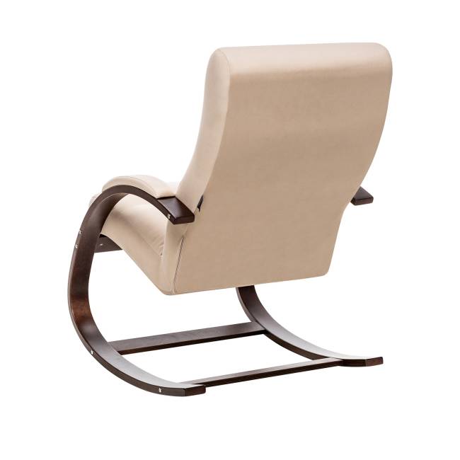 Кресло-качалка Leset Милано Орех текстура V18 бежевый Кресло-качалка Leset Милано Орех текстура V18 бежевый