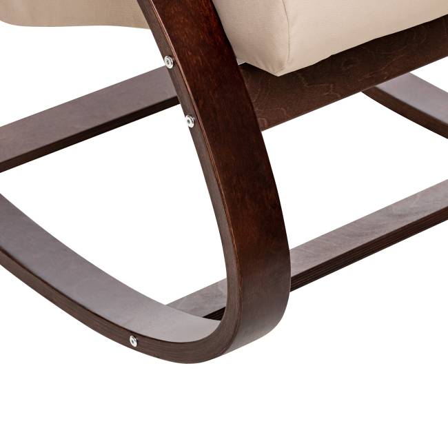 Кресло-качалка Leset Милано Орех текстура V18 бежевый Кресло-качалка Leset Милано Орех текстура V18 бежевый