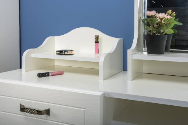 Полка настольная Ливерпуль 10.117 цвет ясень ваниль