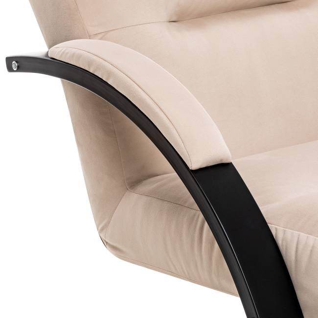 Кресло-качалка Leset Милано Венге V18 бежевый Кресло-качалка Leset Милано Венге V18 бежевый