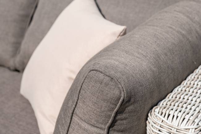 "Лунго" трансформирующаяся лаунж-зона из искусственного ротанга, цвет бежевый