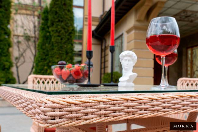 MOKKA VILLA ROSA стол обеденный прямоугольный
