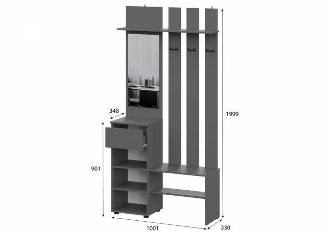 Сибити графит серый комплектация 1