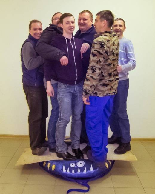 Тюбинг Митек Сочный апельсин 110 см