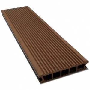 Террасная доска DECKRON (Декрон), 28*153*6000 мм, коричневый Террасная доска DECKRON (Декрон), 28*153*6000 мм, коричневый