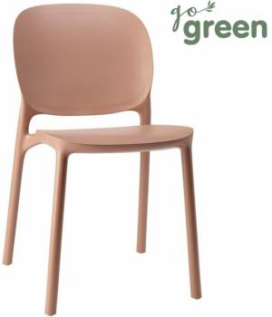 Стул пластиковый Hug Go Green карамельный 470х540х800 мм Стул пластиковый Hug Go Green карамельный 470х540х800 мм