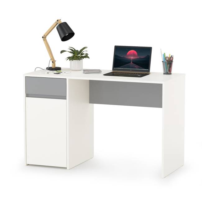 Детская мебельная стенка Торонто № 4 цвет белый шагрень/стальной серый Детская мебельная стенка Торонто № 4 цвет белый шагрень/стальной серый