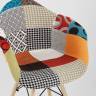 Кресло Eames DSW пэчворк