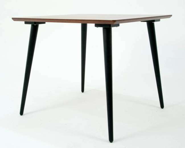 Стол Монте М 90 чёрное дерево/орех Стол Монте М 90 чёрное дерево/орех