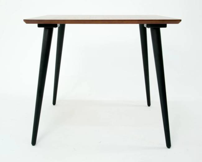 Стол Монте М 90 чёрное дерево/орех Стол Монте М 90 чёрное дерево/орех