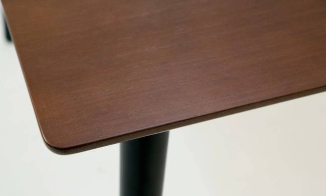 Стол Монте М 90 чёрное дерево/орех Стол Монте М 90 чёрное дерево/орех