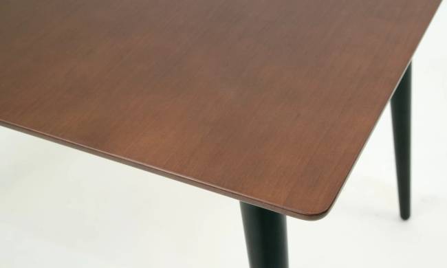 Стол Монте М 90 чёрное дерево/орех Стол Монте М 90 чёрное дерево/орех