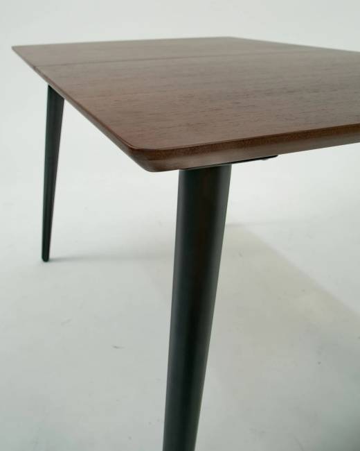 Стол Монте М 90 чёрное дерево/орех Стол Монте М 90 чёрное дерево/орех