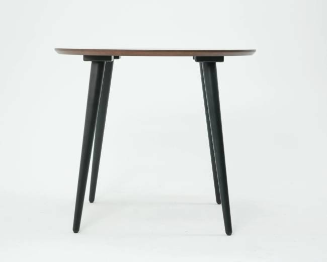 Стол Монте К 100 чёрное дерево/орех