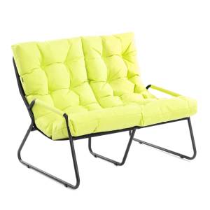 Диван Ergo/Эрго рогожка с водоотталкивающей пропиткой, Лайм салатовый рогожка с водоотталкивающей пропиткой