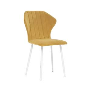 Стул Leset Гувер полоса Ultra Mustard Белый Стул Leset Гувер полоса Ultra Mustard Белый