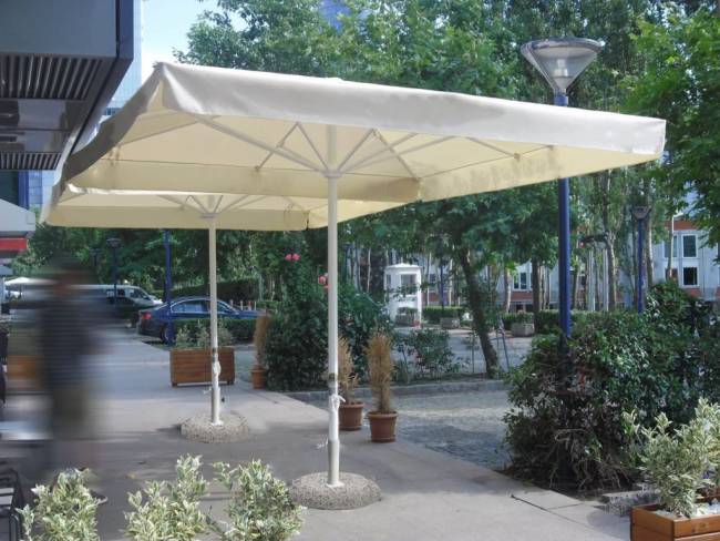 Зонт профессиональный 3х3 м Avocado белый, бежевый 3000х3000 мм