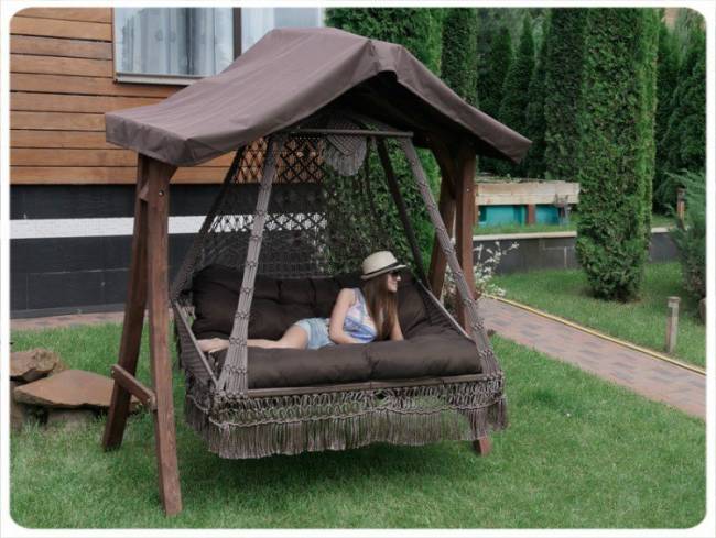 Каркас с крышей КАРАВЕЛЛА для качелей СЕАРА