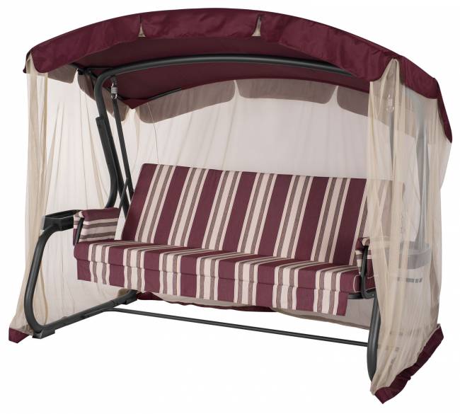 Садовые качели "Милан" (Мерида) Премиум (Бордо) Садовые качели "Милан" (Мерида) Премиум (Бордо)