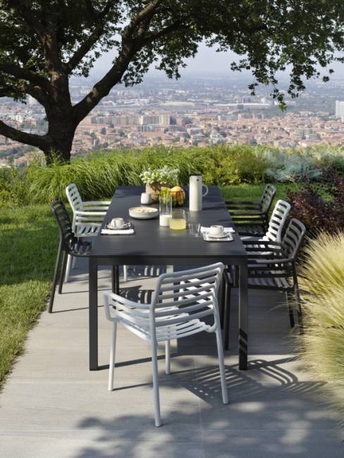 Стул пластиковый Doga Bistrot антрацит 530х550х825 мм Стул пластиковый Doga Bistrot антрацит 530х550х825 мм