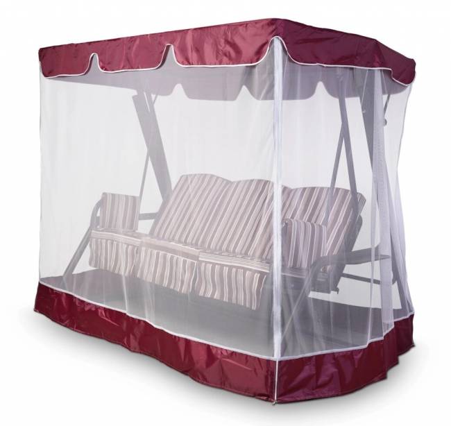 Тент-крыша + москитная сетка Венеция/Элегант Премиум/Артемида 210х140х200, бордовый Тент-крыша + москитная сетка Венеция/Элегант Премиум/Артемида 210х140х200, бордовый