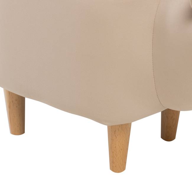 Пуф Leset Maral COMBI V18 бежевый, компаньон V01 белый Бук