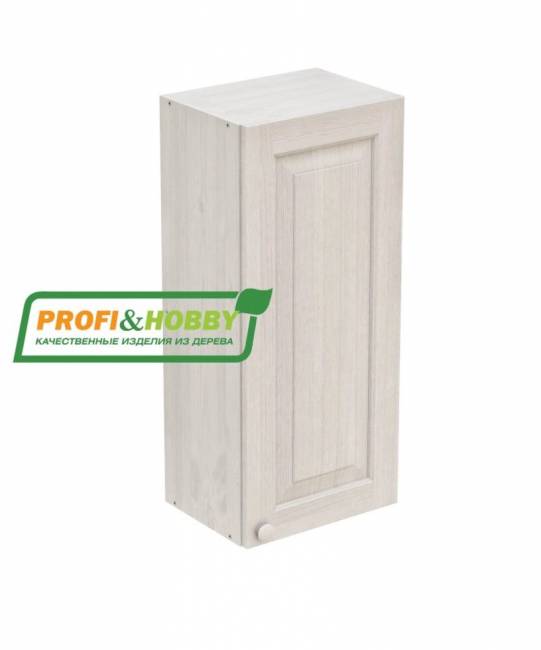 Шкаф навесной 450 х 300 х 900 филенка, сосна, без покраски