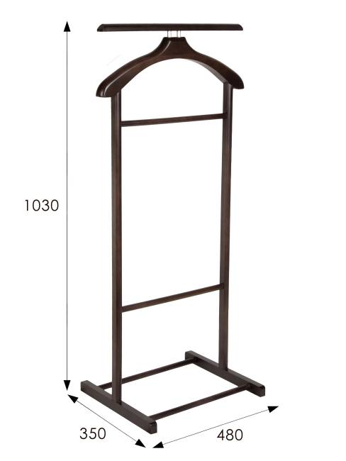 Вешалка костюмная В 21Н венге Вешалка костюмная В 21Н венге