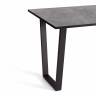 Стол COSTA ЛДСП/HPL/металл, 120 х 80 х 75 см, Гранит тёмный/чёрный Стол COSTA ЛДСП/HPL/металл, 120 х 80 х 75 см, Гранит тёмный/чёрный
