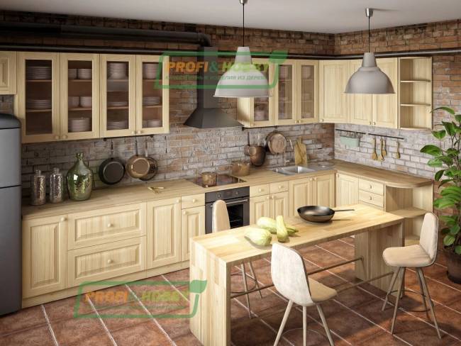 Шкаф-стеллаж заверш 280 х 280 х 900 открытый, сосна, без покраски