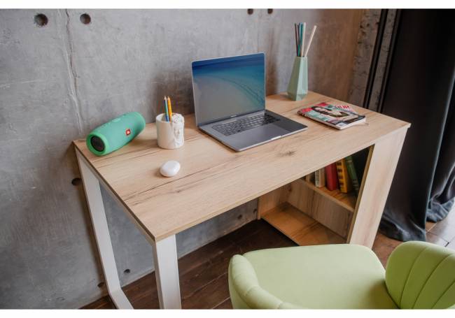 Битти Лофт 116х60х75 дуб делано светлый / белый матовый Битти Лофт 116х60х75 дуб делано светлый / белый матовый