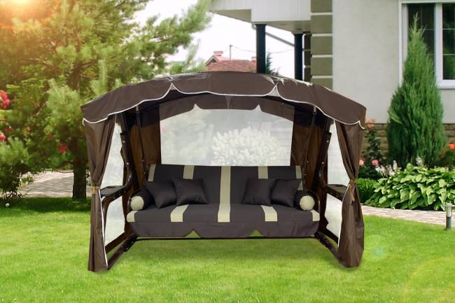 Садовые качели СИНГАПУР Шоколад Садовые качели СИНГАПУР Шоколад