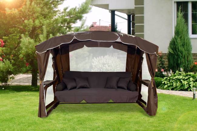 Садовые качели СИНГАПУР Шоколад Садовые качели СИНГАПУР Шоколад