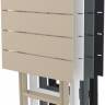 Стол пластиковый складной Helen Folding Table 60 оливковый 600х600х740 мм