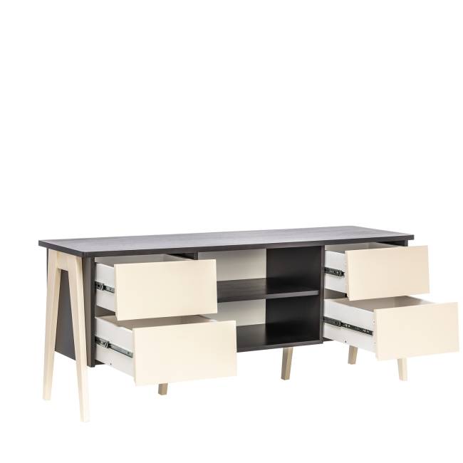 ТВ-тумба Leset "Сканди" Венге, компаньон Дуб шампань Дуб шампань ТВ-тумба Leset "Сканди" Венге, компаньон Дуб шампань Дуб шампань