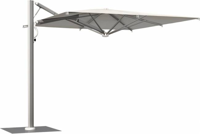 Зонт профессиональный 3х4 м Astro Titanium титан, слоновая кость 3000х4000 мм