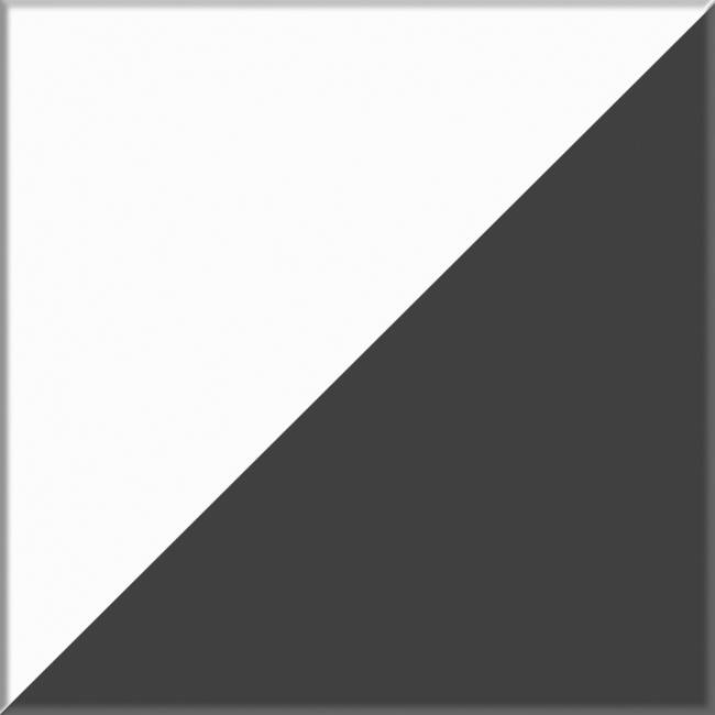 Большой комод на 6-ть ящиков Мори с компьютерным столом МС-1 левый и полка открытая на 900 цвет графит/белый