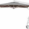 Зонт профессиональный 3.5х3.5 м Pompei Braccio белый, серый 3500х3500 мм