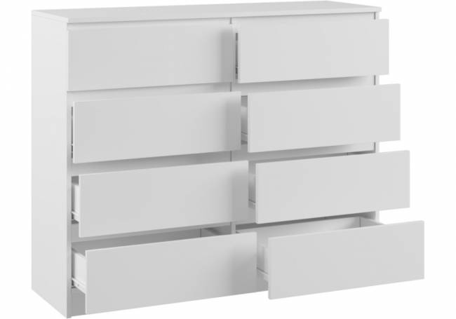 Комод Мадера 1200.8 лдсп белый